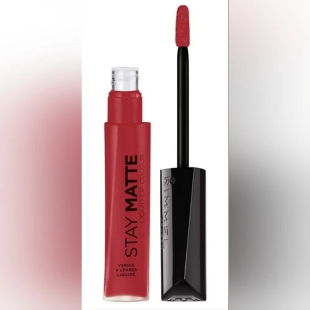 Pitch Black/Firestarter Stay Matte Liquid Lip Colour 2 Pack